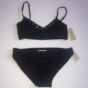 NWT Black WOMANS Michael Kors bikini size S